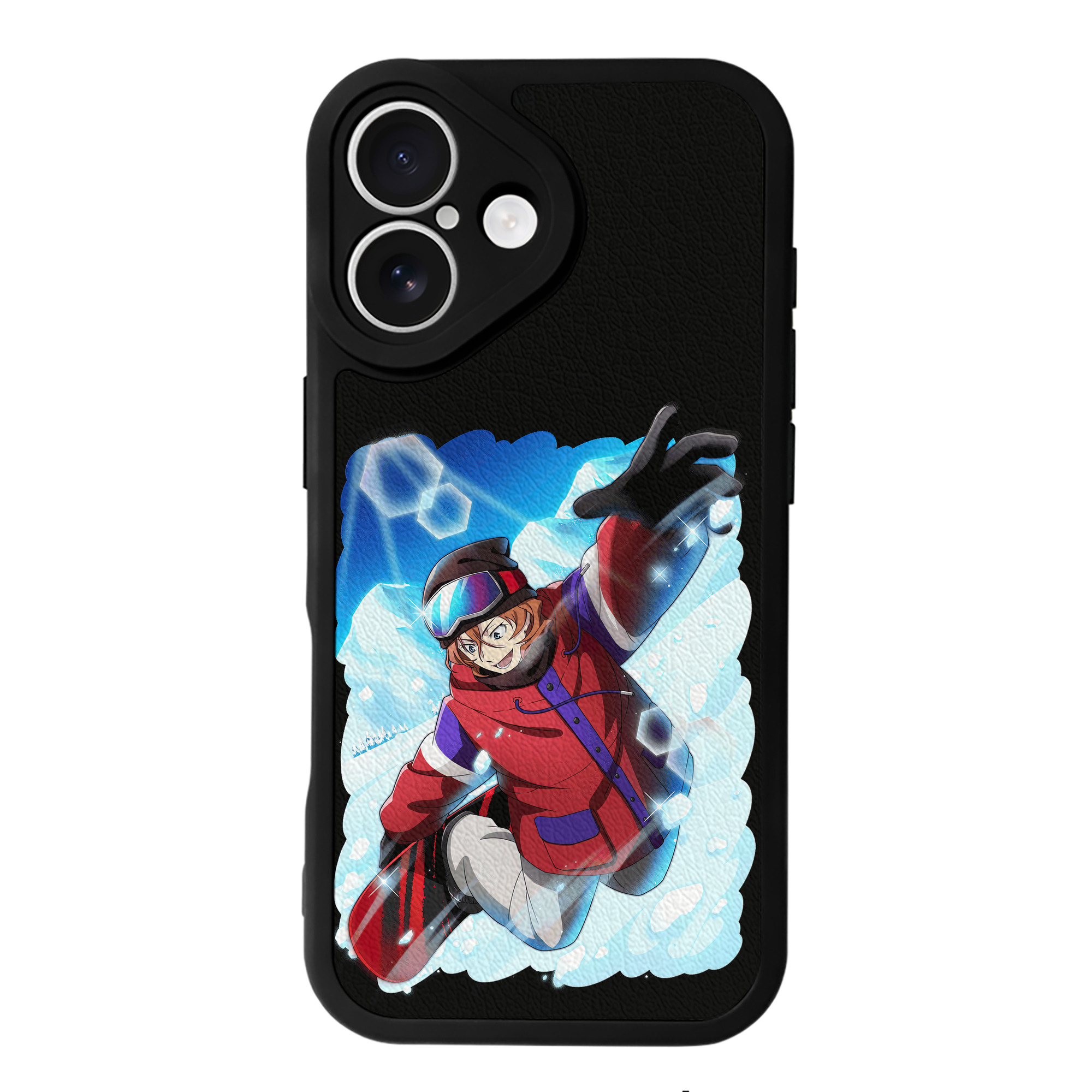 （画像用） 文豪ストレイドッグス Bungo Stray Dogs 【iPhone 16シリーズ対応】シリコンスマホケース（レザー調） 材質：シリコン